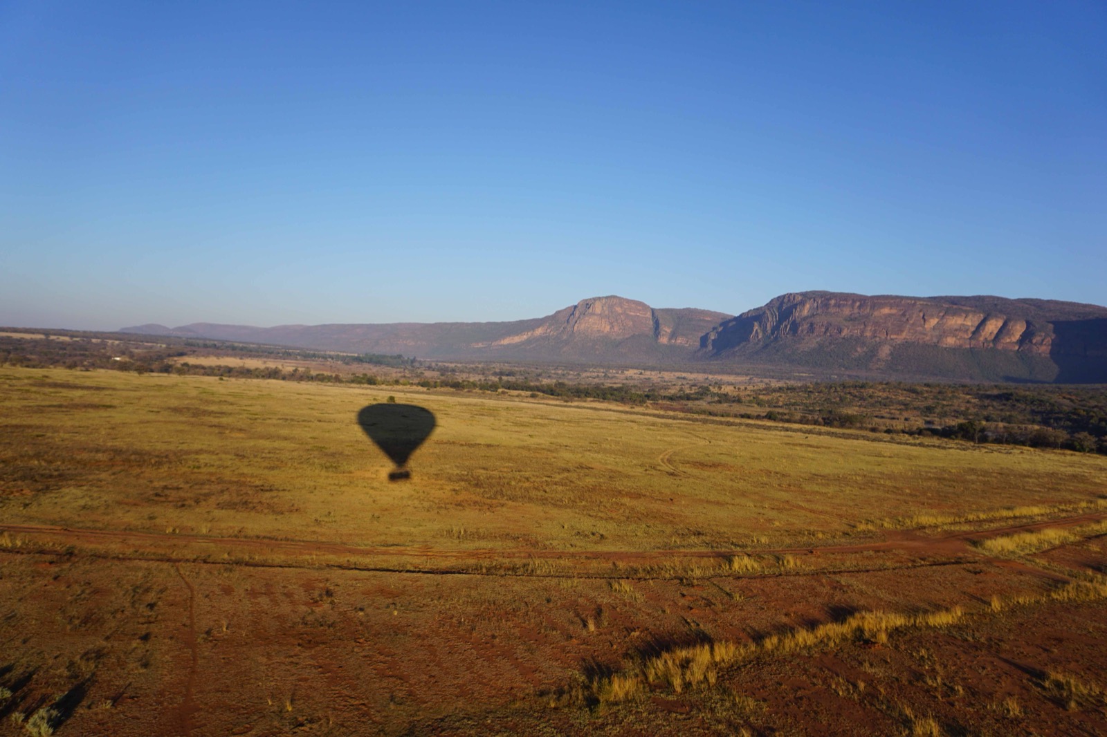 Entabeni with a hot air balloon shadow